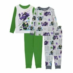 Disney's Lightyear Boys 4-10 "Hero And Villian" 4-Piece Pajama Set