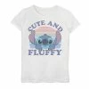 Disney's Lilo & Stitch Girls 7-16 Cute & Fluffy Sunset Tee -Disney Sales Store unnamed file 1031