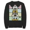 Men's Disney Mickey & Friends Group Comic Panels Sweatshirt -Disney Sales Store unnamed file 1054