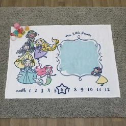Disney Princess Milestone Baby Blanket -Disney Sales Store unnamed file 1065