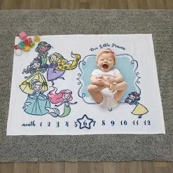 Disney Princess Milestone Baby Blanket -Disney Sales Store unnamed file 1066