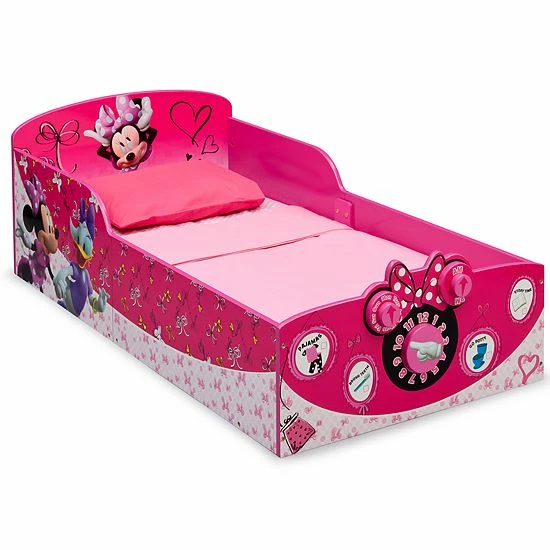 Disney's Minnie Mouse Interactive Wood Toddler Bed By Delta Children 3 Disney's Minnie Mouse Interactive Wood Toddler Bed By Delta Children
