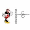Disney's Mickey Mouse & Minnie Mouse Silver Tone Sterling Silver Earrings -Disney Sales Store unnamed file 1125