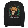 Disney's The Lion King Scar Define Naughty Christmas Graphic Fleece Pullover -Disney Sales Store unnamed file 1136