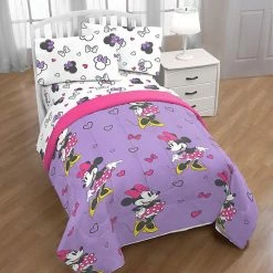 Disney's Minnie Mouse Purple Love Comforter