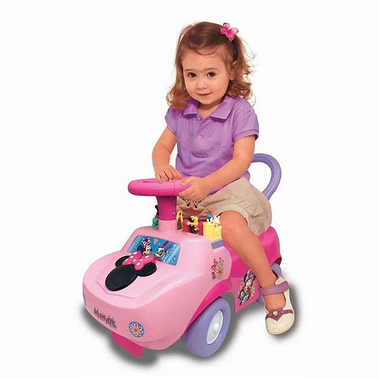 Disney's Minnie Mouse Playtime Light & Sound Activity Ride-On Toy By Kiddieland 4 Disney's Minnie Mouse Playtime Light & Sound Activity Ride-On Toy By Kiddieland - Image 2