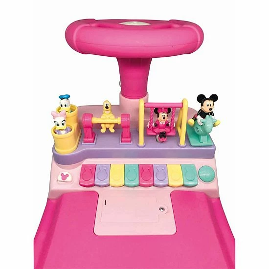 Disney's Minnie Mouse Playtime Light & Sound Activity Ride-On Toy By Kiddieland 5 Disney's Minnie Mouse Playtime Light & Sound Activity Ride-On Toy By Kiddieland - Image 3