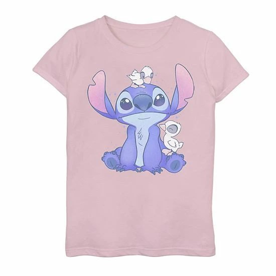 Disney's Lilo & Stitch Girls 4-16 St. Patty's Lucky Duck Portrait Graphic Tee Disney's Lilo & Stitch Girls 4-16 St. Patty's Lucky Duck Portrait Graphic Tee -Disney Sales Store unnamed file 1184