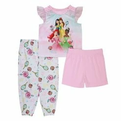 Toddler Girl Disney Princess Princess Friends Top & Bottoms Pajama Set
