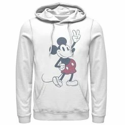 Men's Disney Mickey & Friends Mickey Mouse Plaid Shorts Hoodie Athletic Heather -Disney Sales Store unnamed file 1224
