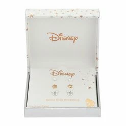 Disney's Mickey Mouse Two Tone Cubic Zirconia Nickel Free Earring Set 3 Disney's Mickey Mouse Two Tone Cubic Zirconia Nickel Free Earring Set -Disney Sales Store unnamed file 1287