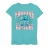 Girls 7-16 Disney Lilo And Stitch Kindness Matters Floral Earth Graphic Tee -Disney Sales Store unnamed file 1289