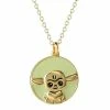 Disney's Star Wars The Mandalorian The Child Aka Baby Yoda Plated Brass Pendant Necklace -Disney Sales Store unnamed file 1313