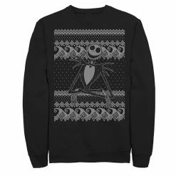 Men's Disney The Nightmare Before Christmas Jack Ugly Pattern Sweatshirt