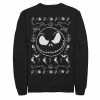 Men's Disney The Nightmare Before Christmas Jack Spooky Pattern Sweatshirt