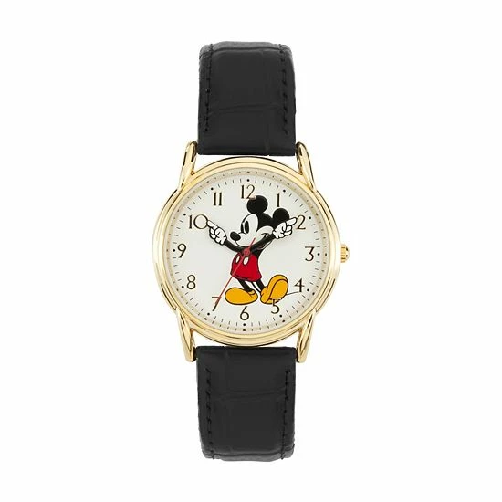 Disney's Mickey Mouse Men's Leather Watch Disney's Mickey Mouse Men's Leather Watch -Disney Sales Store unnamed file 1359