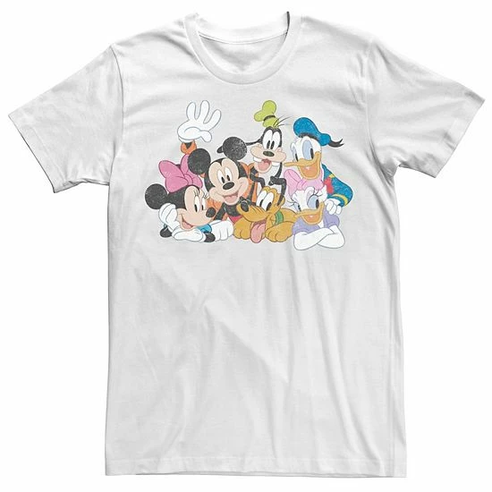 Men's Disney Mickey Classic Characters Tee White Men's Disney Mickey Classic Characters Tee White -Disney Sales Store unnamed file 1385