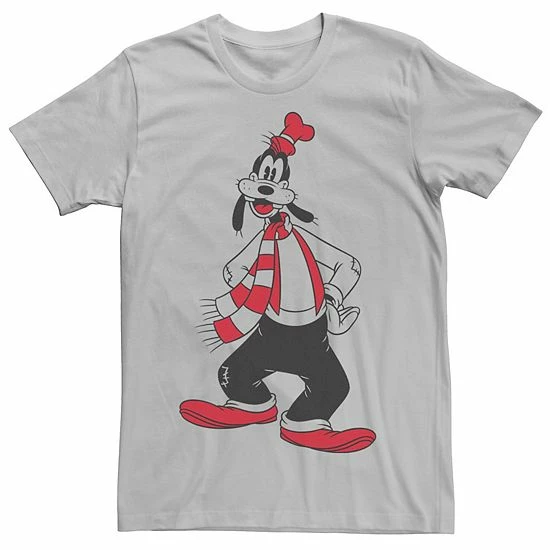 Men's Disney Goofy Christmas Outline Tee 3 Men's Disney Goofy Christmas Outline Tee