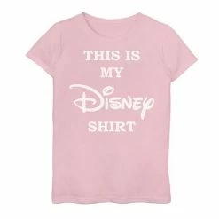 Disney Girls 7-16 This Is My Disney Shirt Chest Logo Graphic Tee Tahi Blue -Disney Sales Store unnamed file 1397
