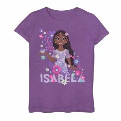 Disney's Encanto Girls 7-16 Isabela Portrait Graphic Tee Purple Berry -Disney Sales Store unnamed file 1406