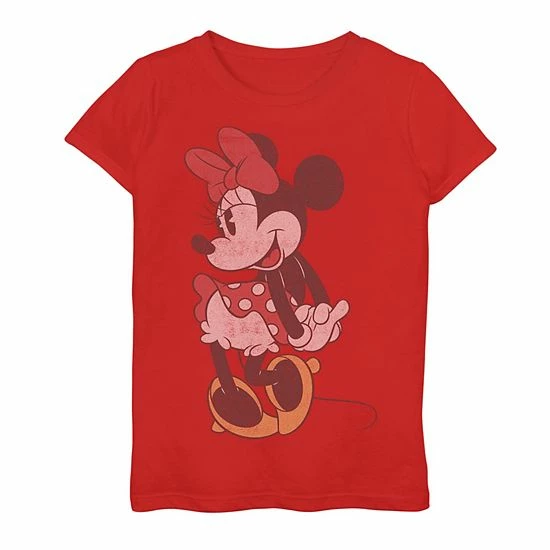 Disney's Mickey Mouse Girls 7-16 Vintage Minnie Graphic Tee Disney's Mickey Mouse Girls 7-16 Vintage Minnie Graphic Tee -Disney Sales Store unnamed file 1409