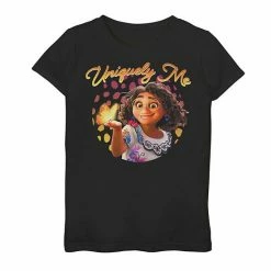 Disney's Encanto Girls 7-16 Isabela Uniquely Me Portrait Graphic Tee Black -Disney Sales Store unnamed file 1412