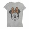 Disney's Minnie Mouse Girls 7-16 Leapord Print Bow Portrait Graphic Tee -Disney Sales Store unnamed file 1418
