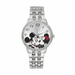 Disney's Mickey & Minnie Mouse Women's Crystal Watch