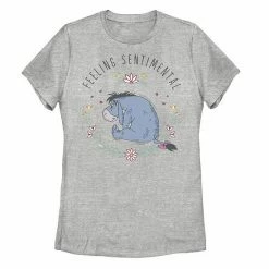 Juniors' Disney Winnie The Pooh Eeyore Feeling Sentimental Graphic Tee White -Disney Sales Store unnamed file 1474
