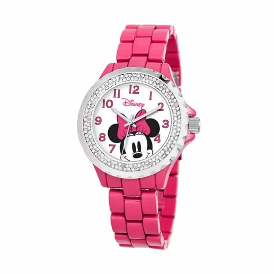 Disney's Minnie Mouse Peekaboo Women's Crystal Watch 3 Disney's Minnie Mouse Peekaboo Women's Crystal Watch