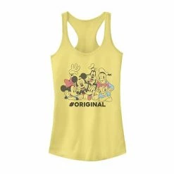 Juniors' Disney Mickey Mouse & Friends # Original Portrait Racerback Graphic Tank Top