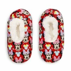 Toddler Girl Fuzza Babba Disney Minnie Mouse Slipper Socks