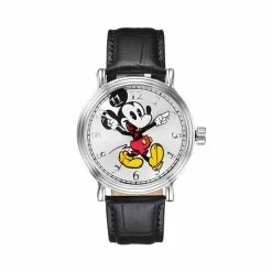 Disney's Mickey Mouse Men's Leather Watch Brown -Disney Sales Store unnamed file 1615