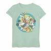 Disney's Mickey And Friends Girls 7-16 Retro Group Shot Graphic Tee Athletic Heather -Disney Sales Store unnamed file 1669