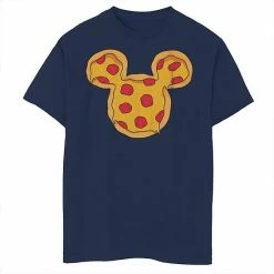Disney's Mickey Mouse & Friends Boys 8-20 Mickey Pizza Ears Graphic Tee Navy