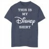 Disney Boys 8-20 This Is My Disney Shirt Chest Logo Tee Navy Heather 2 Disney Boys 8-20 This Is My Disney Shirt Chest Logo Tee Navy Heather -Disney Sales Store unnamed file 1695