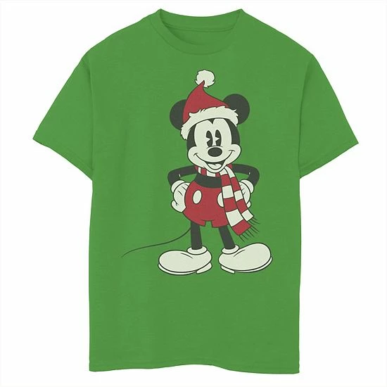 Disney's Mickey Mouse Boys 8-20 Mouse Classic Christmas Portrait Graphic Tee 3 Disney's Mickey Mouse Boys 8-20 Mouse Classic Christmas Portrait Graphic Tee