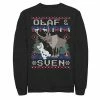 Men's Disney's Frozen Olaf & Sven Ugly Christmas Sweatshirt Kelly -Disney Sales Store unnamed file 1709