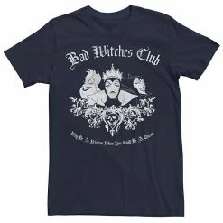 Men's Disney Villains Bad Witches Club Group Shot Tee Navy -Disney Sales Store unnamed file 1748