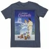 Men's Disney Cinderella Retro Poster Tee Navy Heather -Disney Sales Store unnamed file 1752