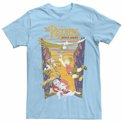 Men's Disney The Rescuers From Down Under Portrait Tee Silver