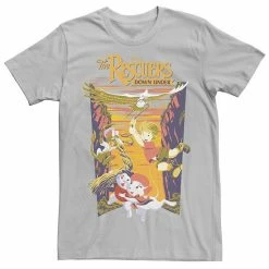 Men's Disney The Rescuers From Down Under Portrait Tee Silver -Disney Sales Store unnamed file 1760