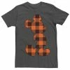 Men's Disney Mickey Mouse Plaid Build-Up Fill Tee -Disney Sales Store unnamed file 1763