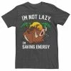 Men's Disney's The Lion King Pumba I'm Not Lazy Tee -Disney Sales Store unnamed file 1765