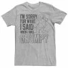 Men's Disney Snow White Grumpy I'm Sorry For What I Said Tee 1 Men's Disney Snow White Grumpy I'm Sorry For What I Said Tee -Disney Sales Store unnamed file 1769