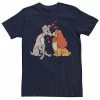 Disney Men's Lady And The Tramp Puppy Love Dog Tee -Disney Sales Store unnamed file 1780