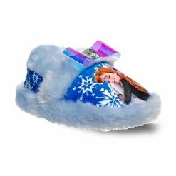 Disney's Frozen 2 Toddler Girls' Faux-Fur Slippers