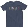 Big & Tall Disney Donald Duck Est. 1934 Donald Colorful Text Tee