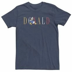 Big & Tall Disney Donald Duck Est. 1934 Donald Colorful Text Tee