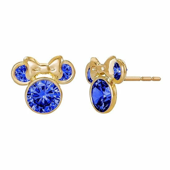 Disney's Minnie Mouse 10k Gold Cubic Zirconia Birthstone Stud Earrings Gold Tone January 9 Disney's Minnie Mouse 10k Gold Cubic Zirconia Birthstone Stud Earrings Gold Tone January - Image 7